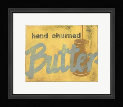 Framed Butter Print