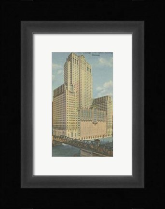 Framed Chicago- Civic Opera Building Print