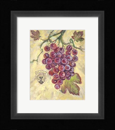 Framed Merlot Print