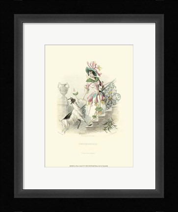 Framed Le Fleur AnimT IV Print