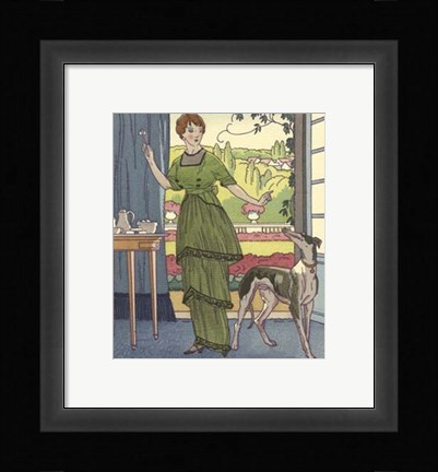 Framed Gazette du Bon Ton I Print