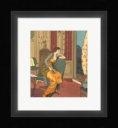 Framed Gazette du Bon Ton III Print