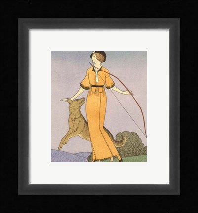 Framed Gazette du Bon Ton IV Print