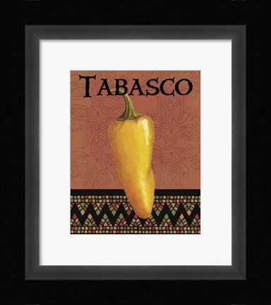 Framed Chili Peppers III Print