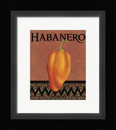 Framed Chili Peppers IV Print