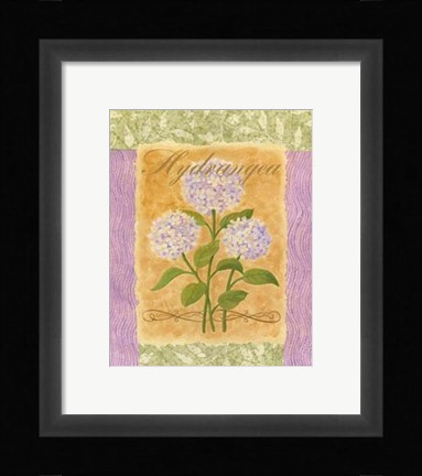 Framed Sweet Hydrangea Print