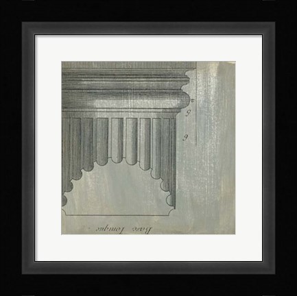Framed Decorative Elegance VI Print