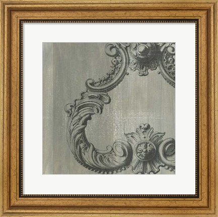 Framed Decorative Elegance VII Print