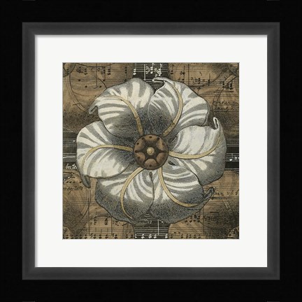 Framed Rosette Detail III Print