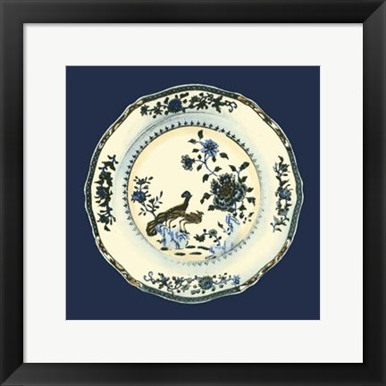 Framed Porcelain Plate IV Print