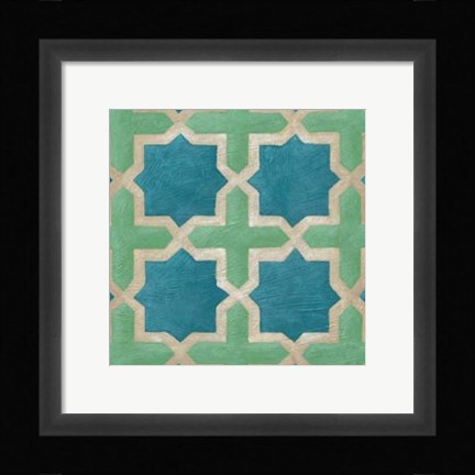 Framed Brilliant Symmetry I Print