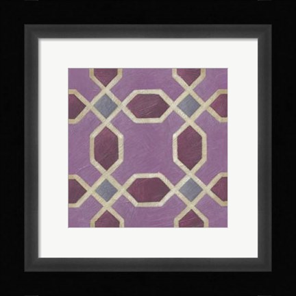 Framed Brilliant Symmetry V Print