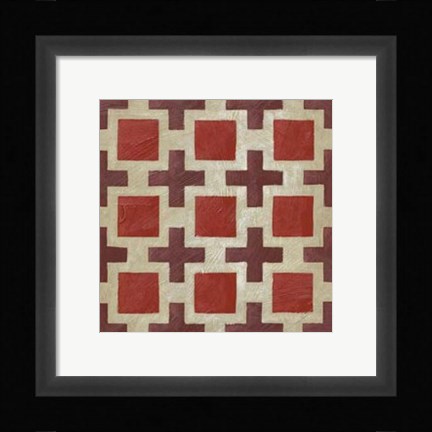 Framed Brilliant Symmetry IX Print