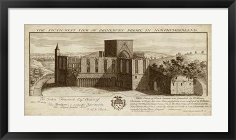 Framed View of Brinkburn Priory Print