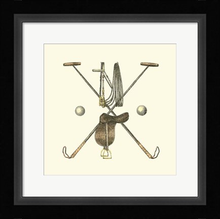 Framed Polo Saddle Print