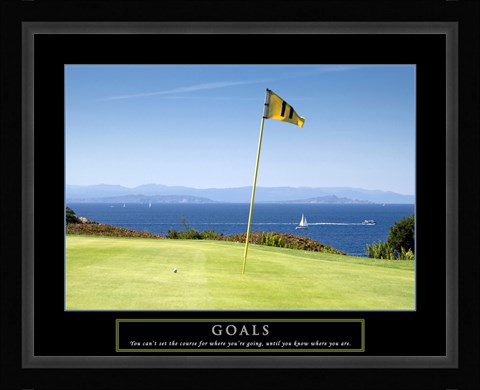 Framed Goals-Golf Print