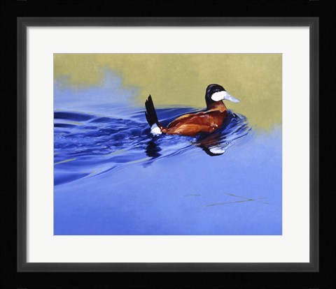 Framed Ruddy &amp; Blue Print