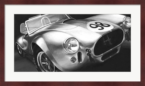 Framed Vintage Racing I Print