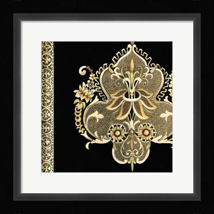 Framed Regal Adornment I Print