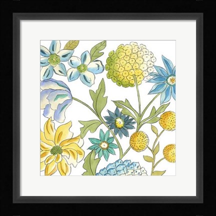 Framed Bouquet Garden IV Print