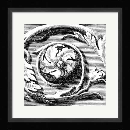 Framed Sculptural Detail V Print