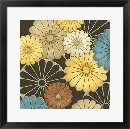 Framed Floral Confetti I Print