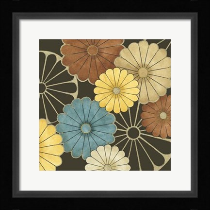 Framed Floral Confetti II Print