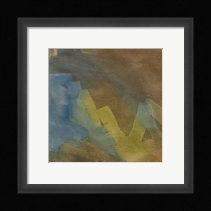 Framed Mediterranean Impressions V Print