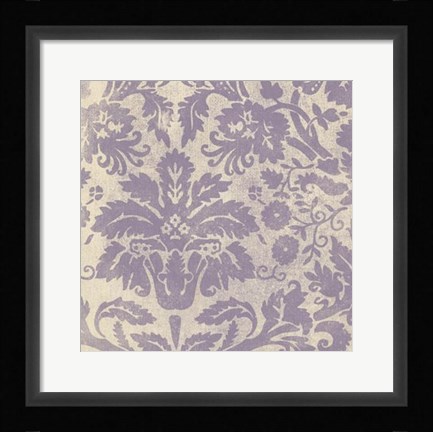 Framed Damask Detail V Print