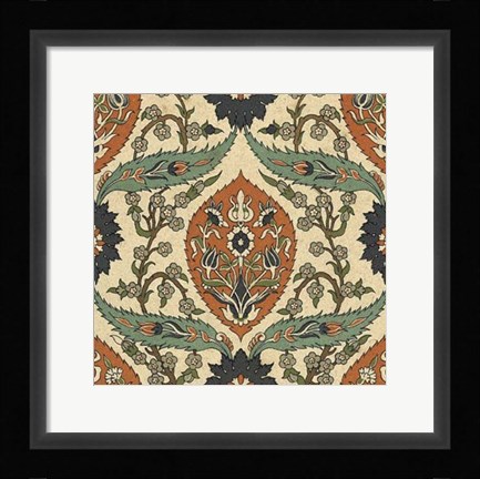 Framed Persian Tile II Print