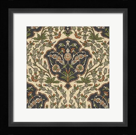 Framed Persian Tile III Print