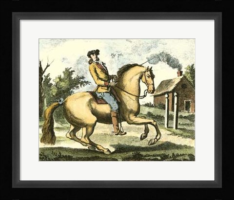 Framed Equestrian Training I Print