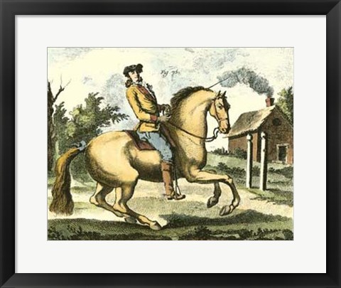 Framed Equestrian Training I Print