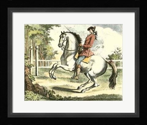 Framed Equestrian Training II Print