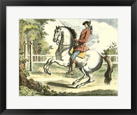 Framed Equestrian Training II Print