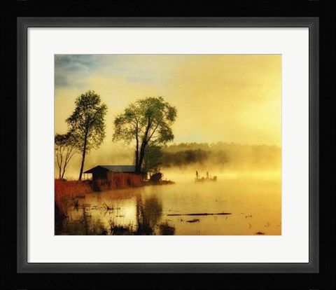 Framed Fishin' Boat Print