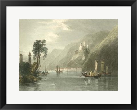 Framed On the Rhine Print