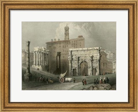 Framed Forum- Rome, Italy Print