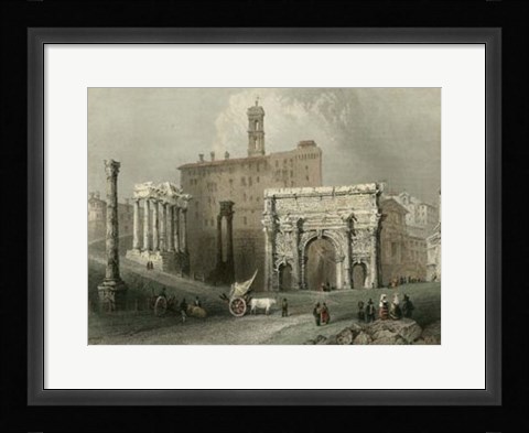 Framed Forum- Rome, Italy Print