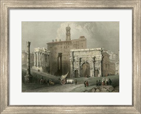 Framed Forum- Rome, Italy Print