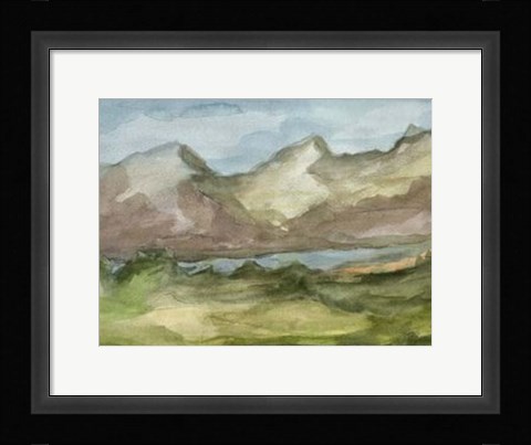 Framed Plein Air Landscape II Print