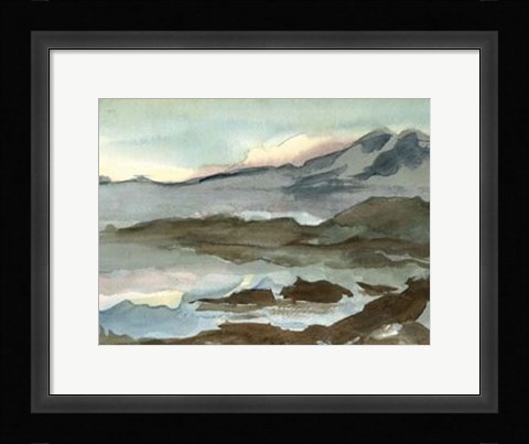 Framed Plein Air Landscape VI Print