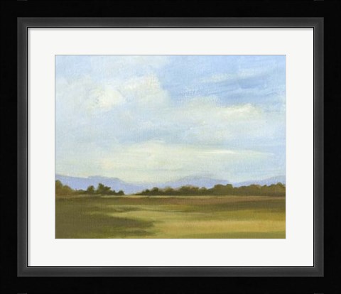 Framed Summer Horizons III Print