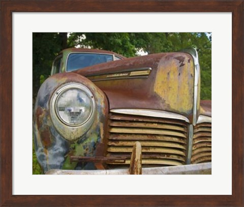 Framed Rusty Hudson I Print