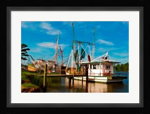 Framed Safe Harbor I Print