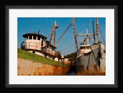 Framed Safe Harbor IV Print