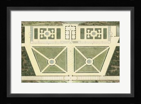 Framed Plan du Casino Colonna, A Marino Print