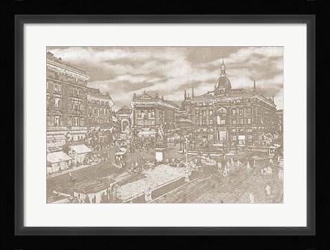 Framed Impressions of Milan I Print
