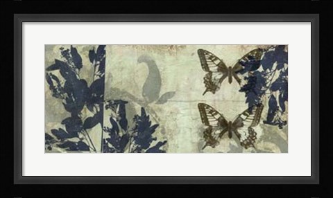 Framed Butterfly Reverie I Print