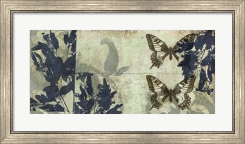 Framed Butterfly Reverie I Print
